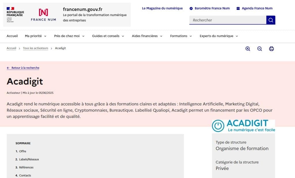 Acadigit FranceNum